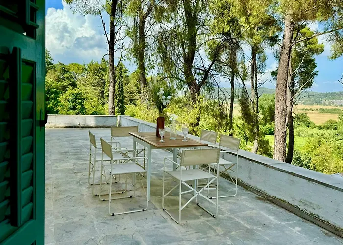 Charming For Nature Lovers In Theotoky Estate Vineyard And Olive Mill Villa