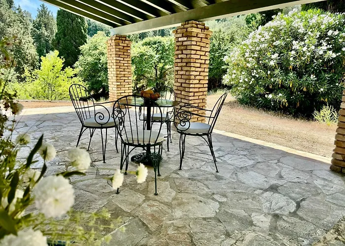 Charming For Nature Lovers In Theotoky Estate Vineyard And Olive Mill Villa *